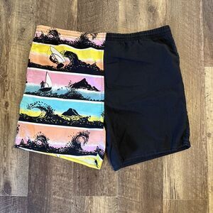 Vintage MCGREGOR Competitors 80s 90s Wind Surfing Swim Trunks Shorts Sz XL